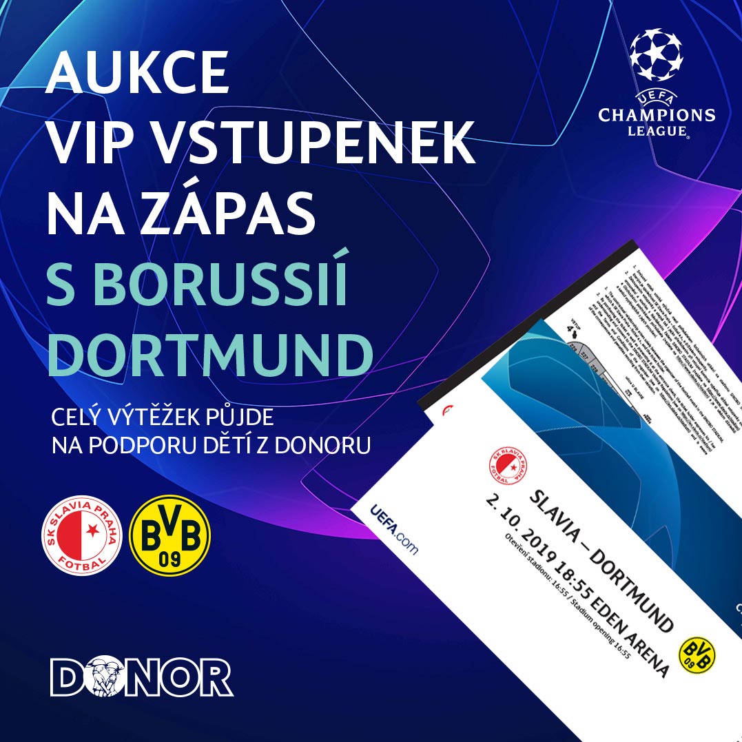 Dobročinná aukce VIP vstupenek na Slavia – Dortmund fotka
